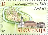 Kostanjevica on the Krka
