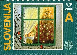 New Year - A Girl by the Window