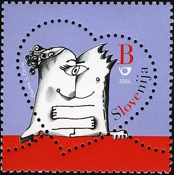 Greeting Stamp - Love
