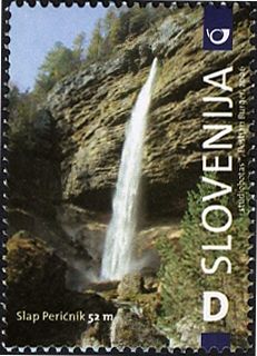 The Pericnik Waterfall