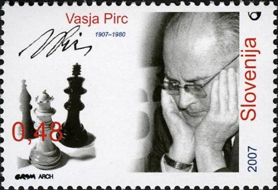 Chess Grandmaster - Vasja Pirc (1907-1980)