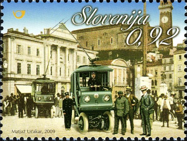 Trolleybus from Piran