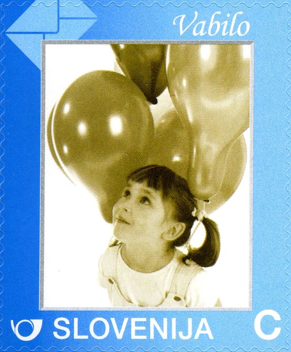 Girl with baloons