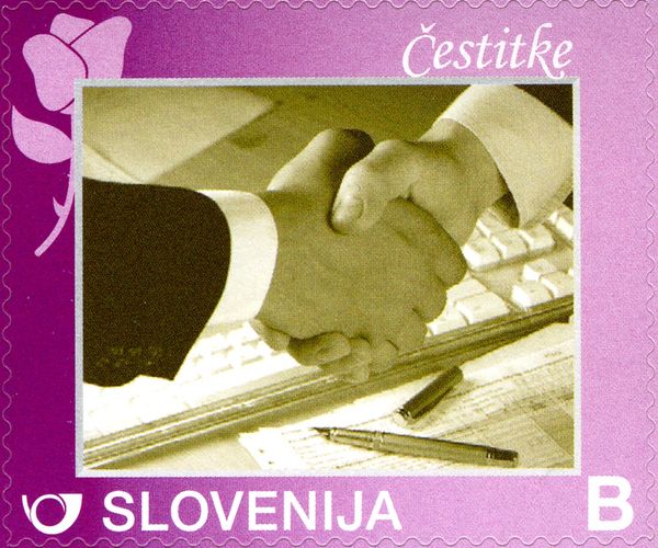 Shaking hands