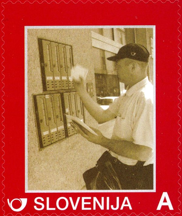 Postman at Letter Boxes