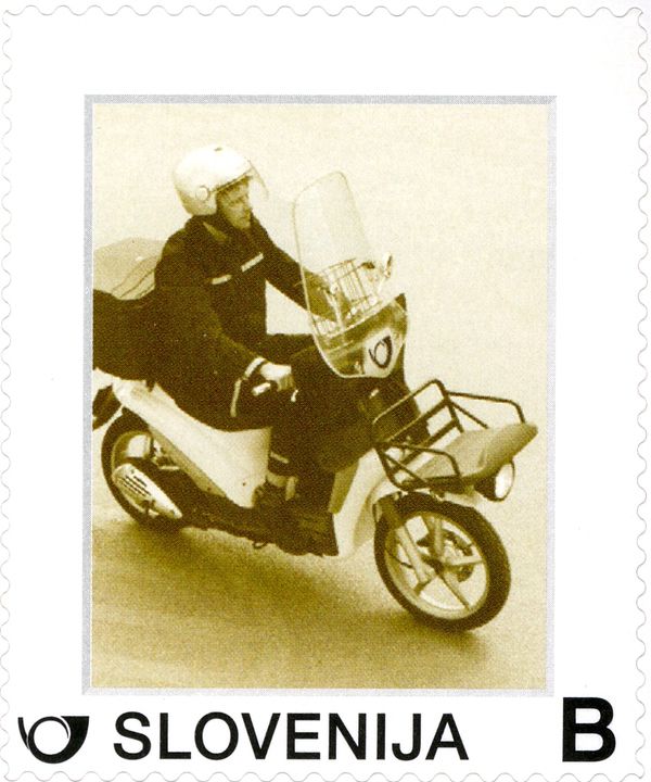 Postman on Motor Bike