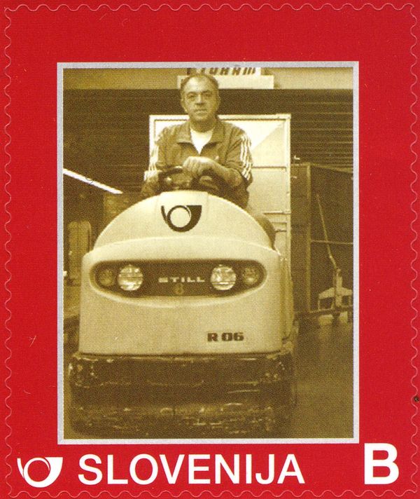 Postman on Scooter