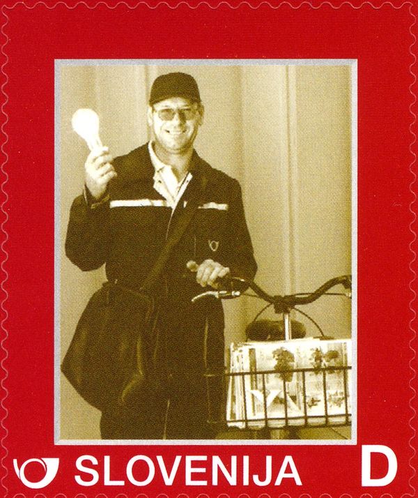 Postman with Bicycle