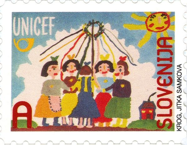 The First UNICEF greeting card