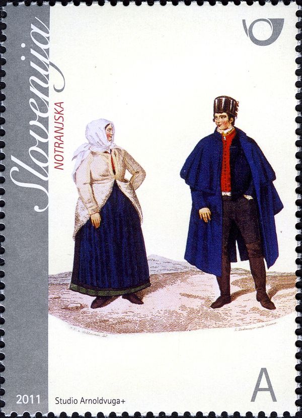 National costumes from Notranjska region