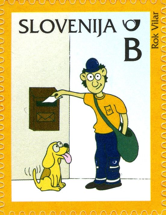 Postman Pavli and dog Luc