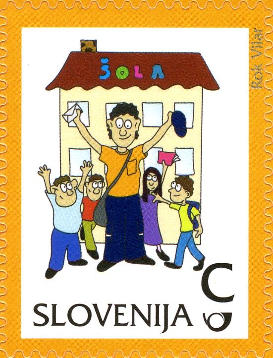 Pavli visiting a scool