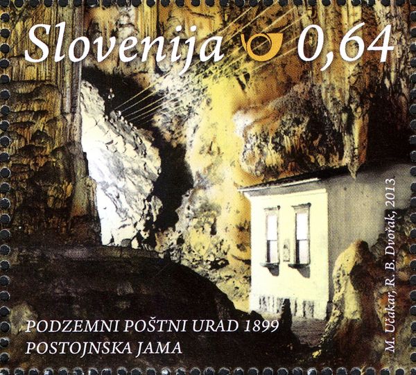 Postojna Cave - the first underground post office