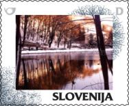 Winter: Pond in winter