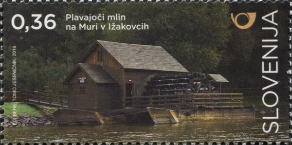 Floating Mill on the Mura at Ižakovci