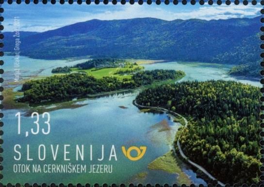 Island in the Lake Cerknica