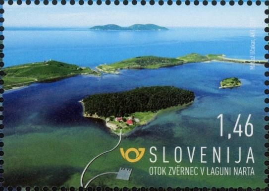 Island of Zvërnec in the Lagoon of Narta