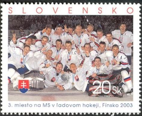 Winning the bronze medal of Ice-hockey World Championship