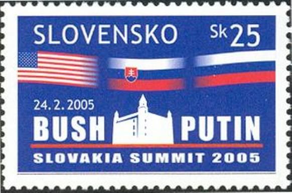 Meeting of Presidents Bush and Putin in Bratislava