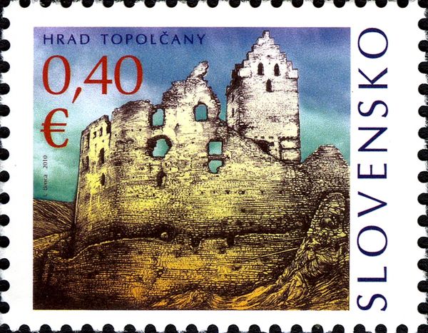 Castle of Topolčany - Stamp with personalised coupon
