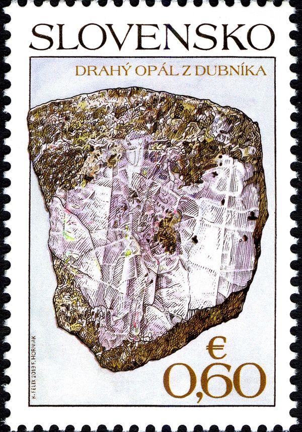 Slovak Minerals - Precious Opal from Dubnik