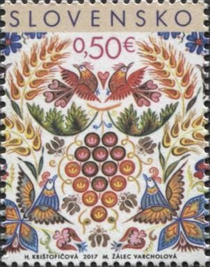 Christmas 2017: Folk Painting from Vajnory