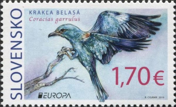 Europa (C.E.P.T.) 2019 - European Roller (Coracias garrulus)