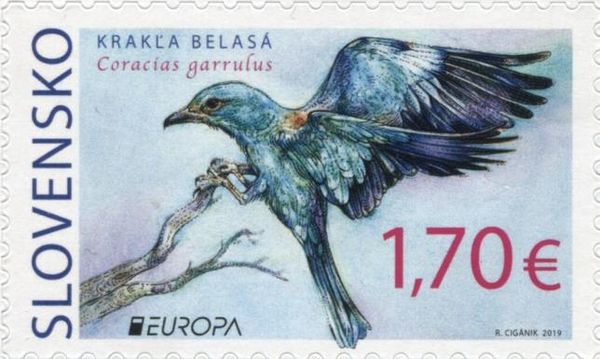 Europa (C.E.P.T.) 2019 - European Roller (Coracias garrulus)