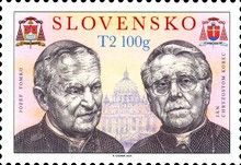 Cardinals Ján Chrysostom Korec and Jozef Tomko