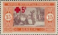 Indigenous Market overprinted Red Cross and surcharged