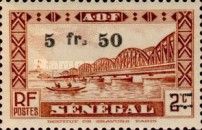Faidherbe Bridge, Dakar surcharged