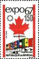 Maple Leaf and Flags
