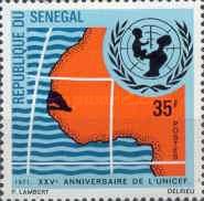 Map and UNICEF Logo