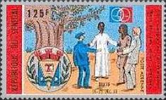 Meeting of Residents Under a Boabab, Coat of Arms of Dakar