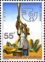 Woman with Mortar and Pestle