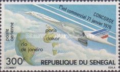 Paris-Dakar-Rio de Janeiro Commercial Flight