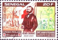 Henri Dunant. Handing out Relief Supplies