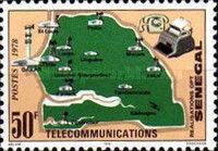 Telecommunications Map of Senegal