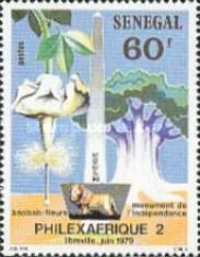 Independence Monument, Baobab Tree and Flowers