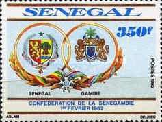 Coats of Arms of Senegal and Gambia
