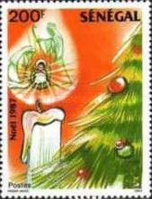 Christmas - The Holy Family in the Flame of the Candle
