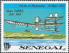 Fabre's Seaplane “Hydravion” 1910
