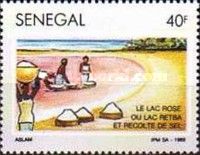 Salt Collecting at Lake Retba