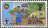 Scouts Setting up Camp