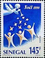 Angel with Horn and Stars