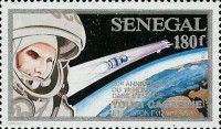 Gagarin in Space Suit and Vostok 1