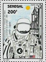Astronaut and Rocket