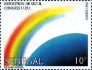 Rainbow and Globe