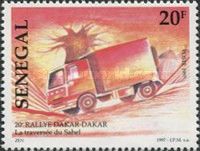 Truck in Sahel Desert