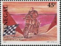 Motor Cycle at Lac Rose